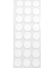 <b>Filce białe fi 2,8 cm #1WF3.1001</b>